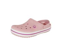Crocs Unisex Crocband Clog Shoes, Pearl Pink/Wild Orchid