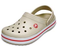 Crocs Unisex Crocband Clogs, Stucco Melon, 7 UK Men/ 8 UK Women