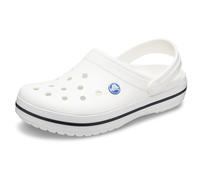 Crocs Unisex Crocband Clogs, White, 6 UK Men/ 7 UK Women