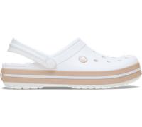 Crocs | Unisex | Crocband™ | Clogs | White / Pink Caramel | W4/M3