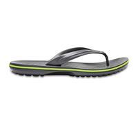 Crocs Unisex Crocband Flip Flip Flops, Graphite Volt Green, 12 UK Men/ 13 UK Women