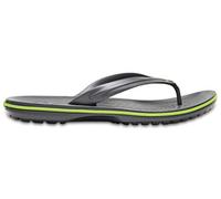 Crocs Unisex Crocband Flip Flip Flops, Graphite Volt Green, 5 UK Men/ 6 UK Women