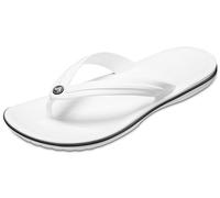 Crocs Unisex Crocband Flip Flip Flops, White, 7 UK Men/ 8 UK Women