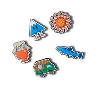 Crocs Unisex Day On The Lake 5 Pack Shoe Charms, One Size UK