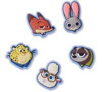 Crocs Unisex Jibbitz Charms, Zootopia 5 Pack