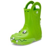 Crocs Unisex Kids Boot,Handle It Duke Rain Boot T,Crocs Green,8 UK Child
