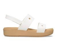 Crocs Unisex Kids,Brookie Sandal K, Chalk/Cashew, 2 UK