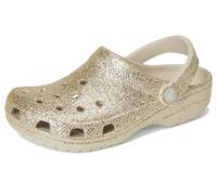 Crocs Unisex Kids, Classic Chunky Glitter Clog K, Sandstone, 3 UK