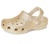 Crocs Unisex Kids, Classic Chunky Glitter Clog T, Sandstone, 5 UK Child