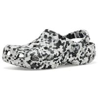 Crocs, Unisex Kids, Classic Confetti Clog K, Black/White, 2 UK