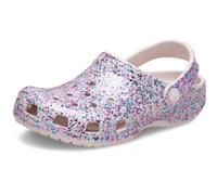 Crocs, Unisex Kids, Classic Dazzle Glitter Clog K, Cocoa Cream, 3 UK