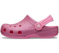 Crocs Unisex Kids Classic Glitter Clog K Clogs, Pink Lemonade, 8 UK Child