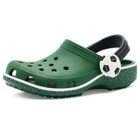 Crocs, Unisex Kids, Classic Soccer Turf Clog K, Turf Green, 1 UK