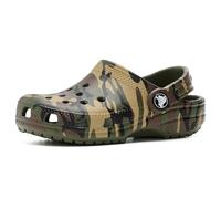 Crocs Unisex Kids Clog, Classic Camouflage Clog, Army Green/Multi, 7 UK Child