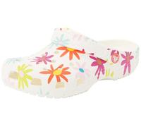 Crocs Unisex Kids Clog,Classic Crafted Daisy Clog K,Chalk,1 UK Child