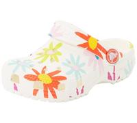 Crocs Unisex Kids Clog,Classic Crafted Daisy Clog T,Chalk,4 UK Child