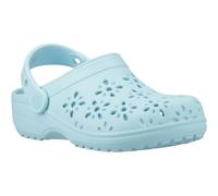 Crocs Unisex Kids Clog, Classic Floral Cut Out Clog T, Aquamarine, 6 UK Child