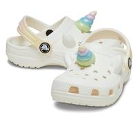 Crocs 209701-0WV CLASSIC IAM RAINBOW UNICORN Unisex Kids Clogs Chalk - UK 8 (Small Kids)