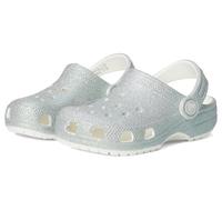 Crocs Silver Classic Glitter Clog Girls Toddler Sandals UK 10 (EU 28)
