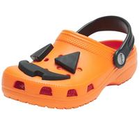 Crocs Unisex Kids Clog,Classic Jack O Lantern Lights Clog K,Orange,1 UK Child