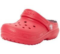 Crocs Unisex Kids Clog, Classic Lined Bold Check Clog T, Digital Raspberry, 8 UK Child