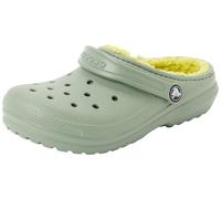 Crocs Unisex Kids Clog,Classic Lined Clog K,Moss,3 UK Child