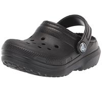 Crocs Unisex Kids Clog, Classic Lined Clog T, Black/Black, 6 UK Child