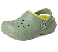 Crocs Unisex Kids Clog,Classic Lined Clog T,Moss,5 UK Child