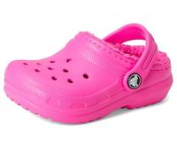 Crocs Unisex Kids Clog, Classic Lined Clog T, Pink Crush, 5 UK Child