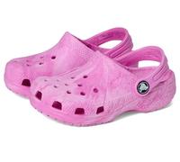 Crocs Unisex Kids Clog,Classic Watercolor Marbled Clog,Pink Swirl, 7 UK Child