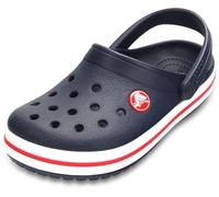 Crocs Unisex Kids Crocband T Clogs, Navy Red, 6 UK Child