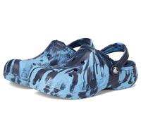 Crocs - Unisex Kids Clogs with Lining (Toddler), Navy Blue/Multicolor, 19.5 cm