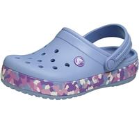 Crocs Unisex Kids, Crocband Confetti Band Clog K, Blue Haze/Multi, 4 UK
