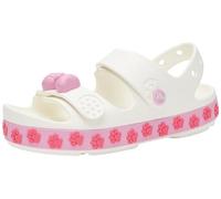 Crocs Unisex Kids Crocband Cruiser Pet Sandal K, White Pink Tweed, 3 UK