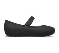 Crocs Unisex Kids Flat, Brooklyn Mary Jane Flat T, Black, 7 UK Child