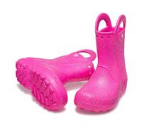 Crocs Unisex Kid's Handle It Rain Boots, Crushed Pink Glitter, 22 EU