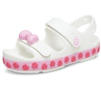 Crocs Unisex Kids Sandal, Crocband Cruiser Pet Sandal T, White/Pink Tweed, 6 UK Child
