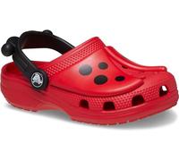 Crocs Unisex Kid's (Toddler) Classic IAM Clogs T VRB, Varsity Red Black Ladybug, 8