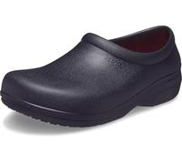 Crocs Unisex On the Clock Literide Slip on Clog, Black, 8 UK Men 9 UK Women