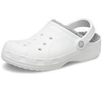 Crocs Unisex Ralen Lined Clog, White/Light Grey, 11 UK