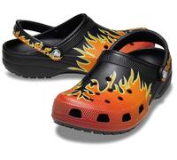 Crocs Unisex Slides, Black/Multi, 5 UK