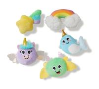 Crocs Unisex Wild Animals and Ocean Friends Collection Multi Packs Magical Plush Friends 5 Pack
