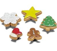 Crocs Unisex's 3D Mini Cookie Tin 5 Pack Shoe Charms, One Size