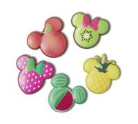 Crocs Unisex's 5-Pack Disney Jibbitz Shoe Charms, Mickey and Friends Foodie, One Size