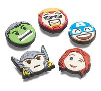 Crocs Unisex's Avengers Emojis 5 Pack Shoe Charms, One Size