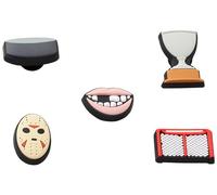 Crocs Unisex's Hockey Fan 5 Pack Shoe Charms, One Size