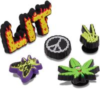 Crocs Unisex's Its Lit Shoe Charms, Multi Colour, One Size