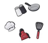 Crocs Unisex's Occupation Charms 5-Pack| Jibbitz Shoe, Chef, One Size