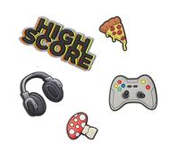 Crocs Unisex's OG Gamer 5 Pack Shoe Charms, Bob Ross, One Size