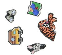 Crocs Unisex's Safari 5 Pack Shoe Charms, One Size